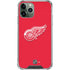 NHL Detroit Red Wings Solid Background iPhone 12 Pro Clear Case