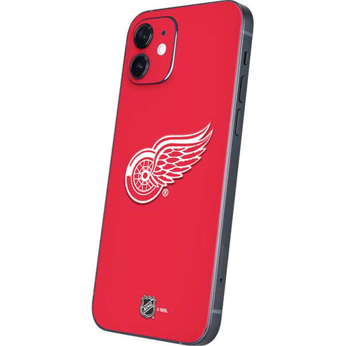 NHL Detroit Red Wings Solid Background iPhone 12 Skin
