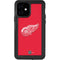 NHL Detroit Red Wings Solid Background iPhone 12 Waterproof Case