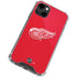 NHL Detroit Red Wings Solid Background iPhone 13 Clear Case