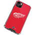 NHL Detroit Red Wings Solid Background iPhone 13 Mini Clear Case