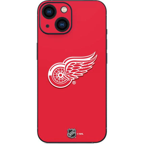 NHL Detroit Red Wings Solid Background iPhone 13 Mini Skin