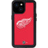 NHL Detroit Red Wings Solid Background iPhone 13 Mini Waterproof Case
