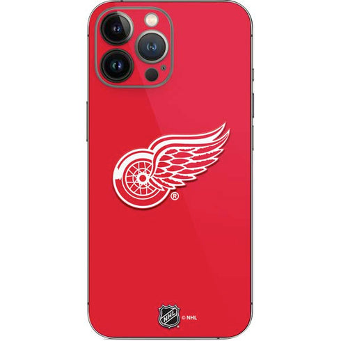 NHL Detroit Red Wings Solid Background iPhone 13 Pro Max Skin