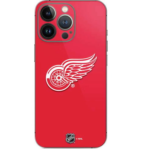 NHL Detroit Red Wings Solid Background iPhone 13 Pro Skin