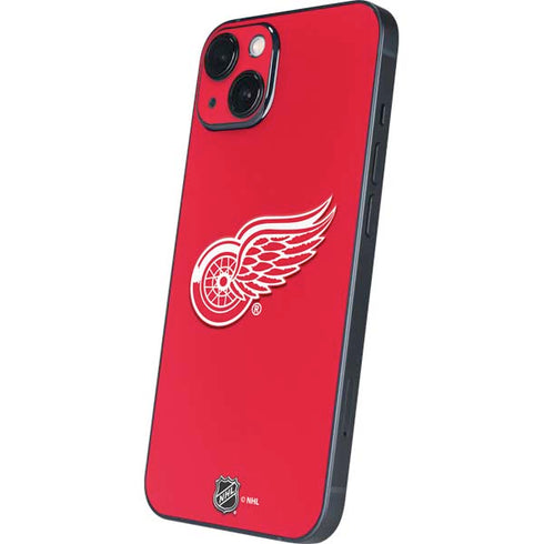 NHL Detroit Red Wings Solid Background iPhone 14 Plus Skin