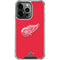 NHL Detroit Red Wings Solid Background iPhone 15 Pro Clear Case