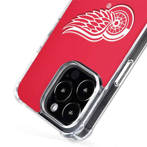 NHL Detroit Red Wings Solid Background iPhone 15 Pro Max MagSafe Case