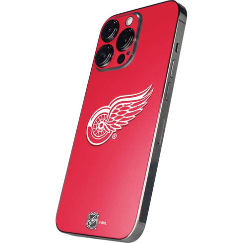 NHL Detroit Red Wings Solid Background iPhone 14 Pro Skin