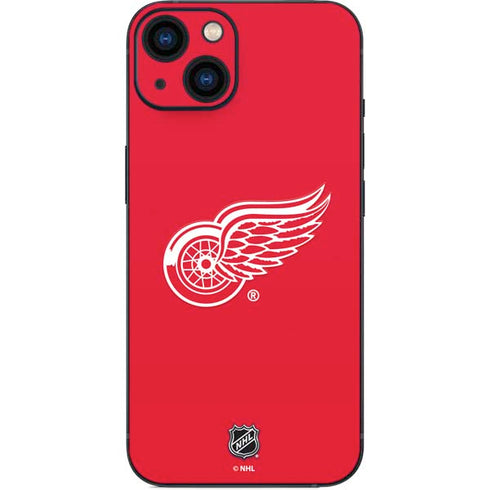 NHL Detroit Red Wings Solid Background iPhone 15 Skin