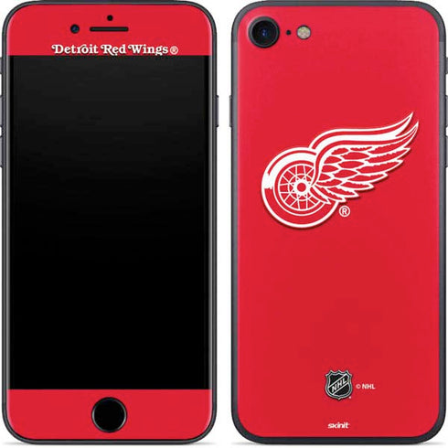 NHL Detroit Red Wings Solid Background iPhone 7 Skin