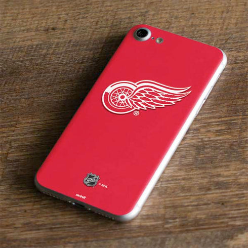 NHL Detroit Red Wings Solid Background iPhone 7 Skin