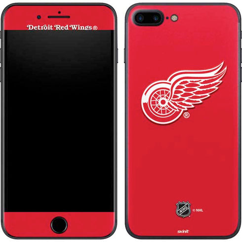 NHL Detroit Red Wings Solid Background iPhone 8 Plus Skin