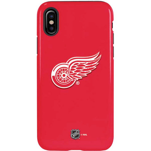 NHL Detroit Red Wings Solid Background iPhone X Pro Case