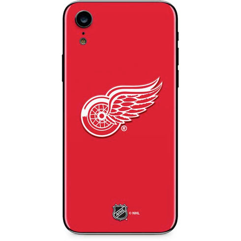 NHL Detroit Red Wings Solid Background iPhone XR Skin