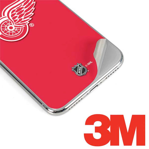 NHL Detroit Red Wings Solid Background iPhone XS Max Skin