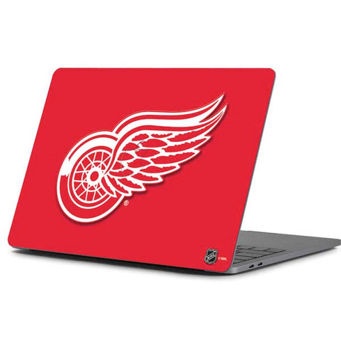 NHL Detroit Red Wings Solid Background Apple MacBook Pro 13-inch Skin