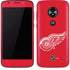 NHL Detroit Red Wings Solid Background Moto E5 Play Skin