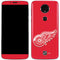 NHL Detroit Red Wings Solid Background Moto E5 Plus Skin