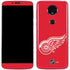 NHL Detroit Red Wings Solid Background Moto E5 Plus Skin