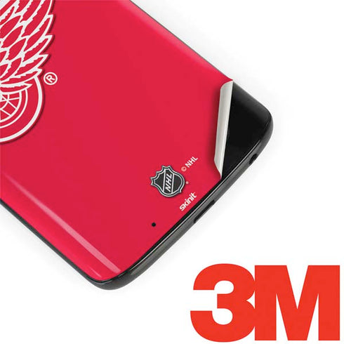 NHL Detroit Red Wings Solid Background Moto G6 Skin