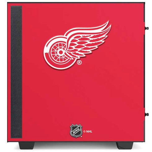 NHL Detroit Red Wings Solid Background NZXT H510 Compact ATX Mid-Tower Case Skin