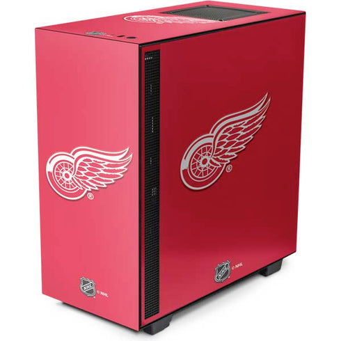 NHL Detroit Red Wings Solid Background NZXT H510 Compact ATX Mid-Tower Case Skin