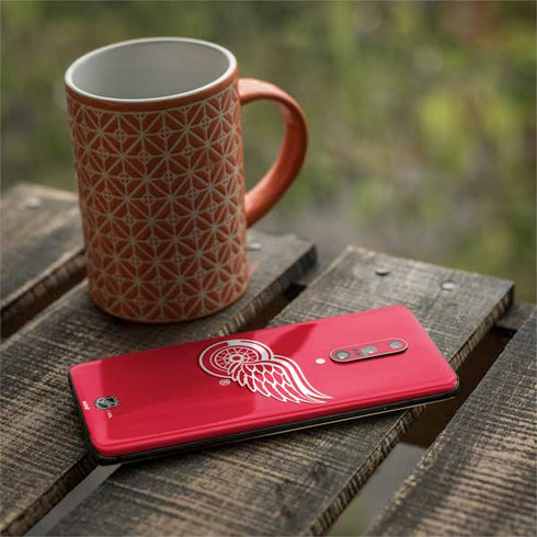 NHL Detroit Red Wings Solid Background OnePlus 7 Pro Skin