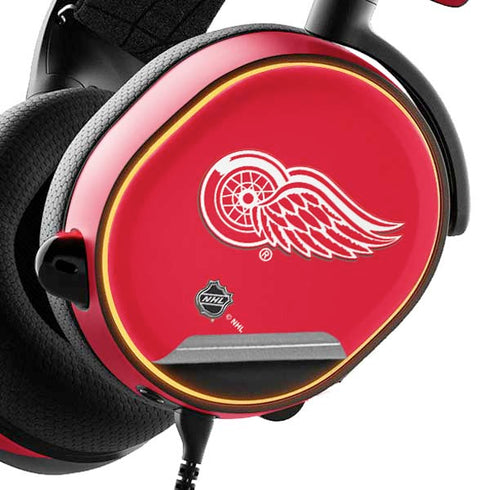 NHL Detroit Red Wings Solid Background SteelSeries Arctis 5 Skin