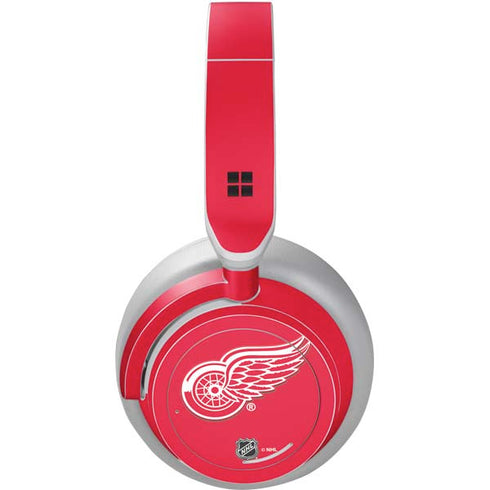 NHL Detroit Red Wings Solid Background Surface Headphones Skin