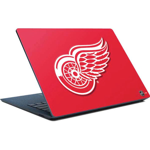 NHL Detroit Red Wings Solid Background Surface Laptop Skin