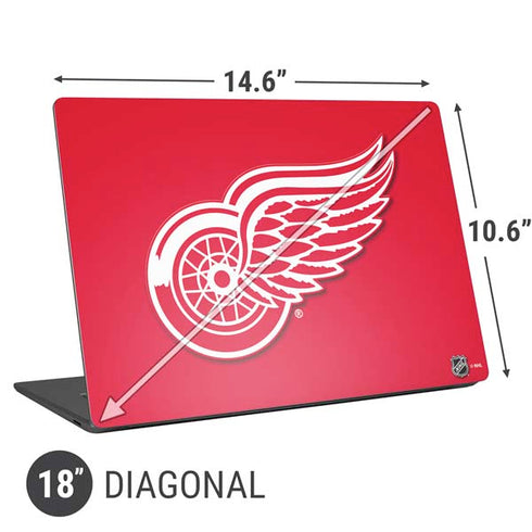 NHL Detroit Red Wings Solid Background Universal Laptop 18in (14.6 x 10.6in) Skin