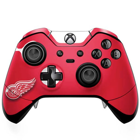 NHL Detroit Red Wings Solid Background Xbox One Elite Controller Skin