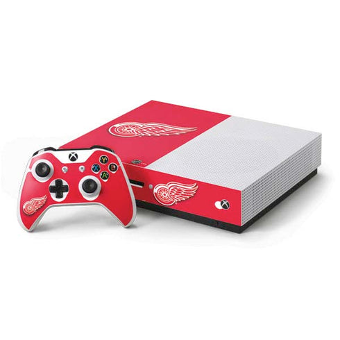 NHL Detroit Red Wings Solid Background Xbox One Skins