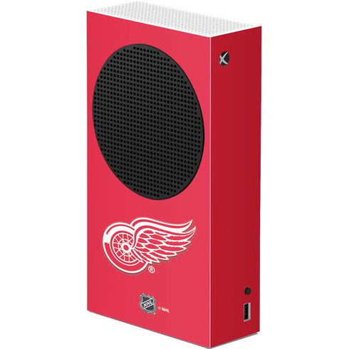 NHL Detroit Red Wings Solid Background Xbox Series S Console Skin