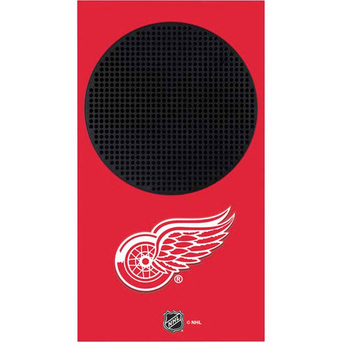 NHL Detroit Red Wings Solid Background Xbox Series S Console Skin