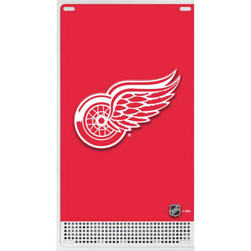 NHL Detroit Red Wings Solid Background Xbox Series S Console Skin