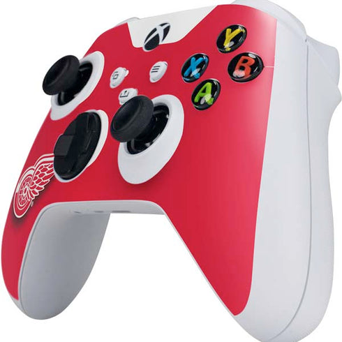NHL Detroit Red Wings Solid Background Xbox Series S Controller Skin