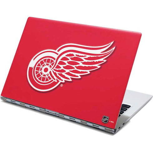 NHL Detroit Red Wings Solid Background Yoga 910 2-in-1 14in Touch-Screen Skin
