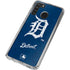 MLB Detroit Tigers - Solid Distressed Galaxy A21 Clear Case