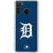 MLB Detroit Tigers - Solid Distressed Galaxy A21 Clear Case