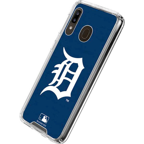 MLB Detroit Tigers - Solid Distressed Galaxy A30 Clear Case
