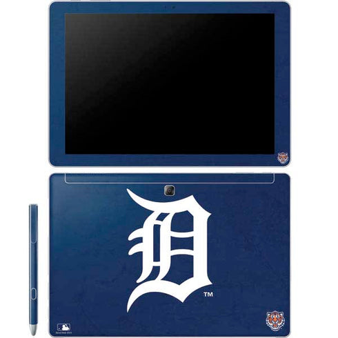 MLB Detroit Tigers - Solid Distressed Galaxy Book 12in Skin