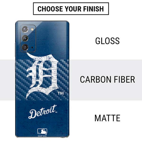 MLB Detroit Tigers - Solid Distressed Galaxy Note20 5G Skin