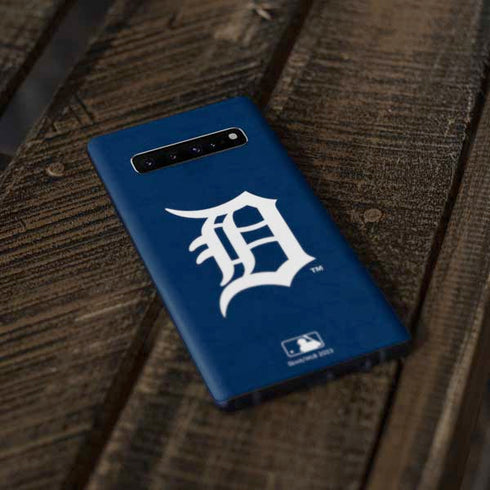 MLB Detroit Tigers - Solid Distressed Galaxy S10 Skin