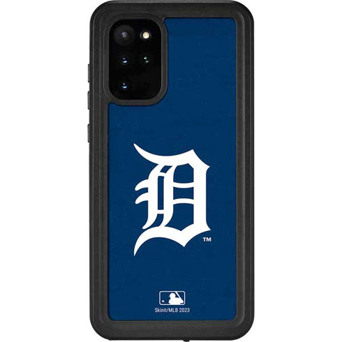 MLB Detroit Tigers - Solid Distressed Galaxy S20 Plus Waterproof Case