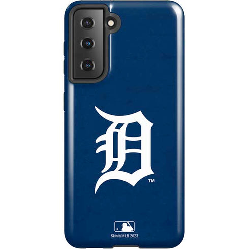 MLB Detroit Tigers - Solid Distressed Galaxy S21 5G Pro Case