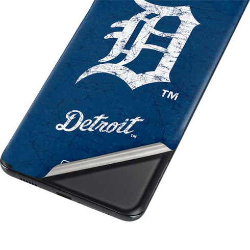 MLB Detroit Tigers - Solid Distressed Galaxy S21 Plus 5G Skin