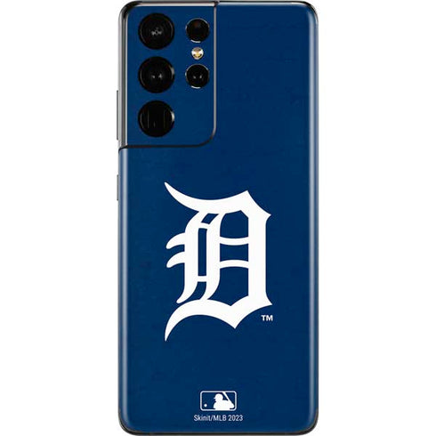 MLB Detroit Tigers - Solid Distressed Galaxy S21 Ultra 5G Skin