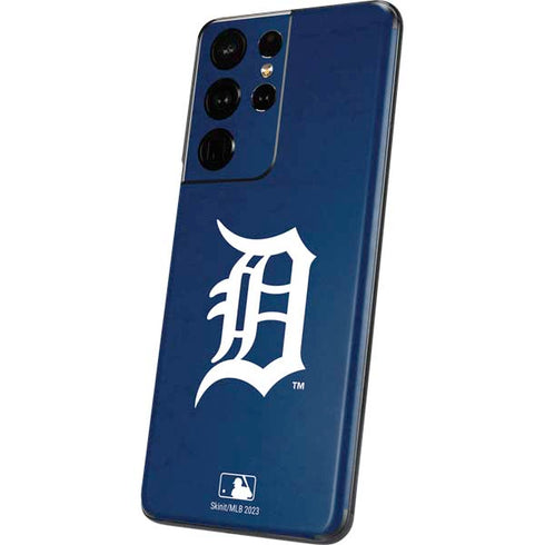 MLB Detroit Tigers - Solid Distressed Galaxy S21 Ultra 5G Skin